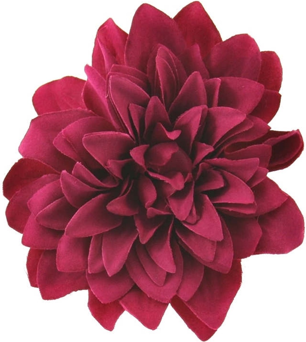 Chrysant bloem haar accessoire op haarclip roze - Vintage Rockabilly - Zacs Alter Ego